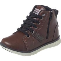 Bota Infantil Cano Curto Preta Antiderrapante Unisex Confortável