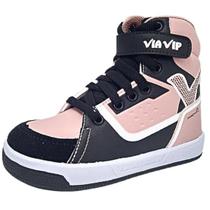 Bota Infantil Casual Menina Street Via Vip Vv3800