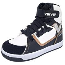 Bota Infantil Casual Menino Street Via Vip Vv3800 Bota Infantil Casual Menino Street Via Vip Vv3800