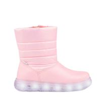 Bota Infantil Com Led Confortável Comfy Macia Menina Moda