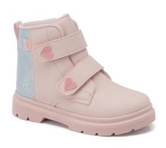 Bota Infantil Com tiras autocolantes Menina Klin 3650010002 Bota Infantil Com tiras autocolantes Menina Klin 3650010002