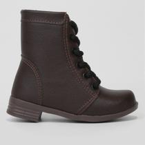 Bota Infantil Coturno Cano Curto Bella Ninna Feminina