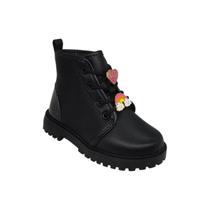 Bota Infantil Coturno de Bebê Com Pingente Confortável Molekinha 2126529