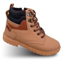 Bota Infantil de menino Klin Rock 154110 Coturno masculino Cano alto