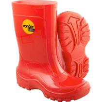 Bota Infantil de Pvc, Vermelha, com Forro, 22/23, Vonder OstenVonder Bota Infantil de Pvc, Vermelha, com Forro, 22/23, Vonder OstenVonder