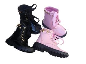 Bota Infantil Estilo Coturno Botinha Criança Bebê Menina Bota Infantil Estilo Coturno Botinha Criança Bebê Menina