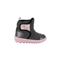 Bota Infantil Feminina Bibi Roller 2.0 Cinza com Glitter 115