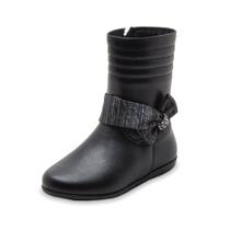 Bota Infantil Feminina Cano Alto Jujuba Pampili com Laço 367125 Preto 954