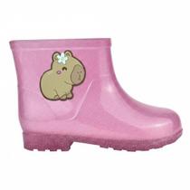 Bota Infantil Feminina Capivara Impermiavel Leve Confortável
