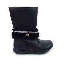Bota Infantil Feminina Galocha Grugui Preta - 0528