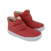 Bota Infantil Feminina Gambo Couro Roma Vermelho - BT55156