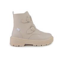 Bota Infantil Feminina Pampili Coturno Bege - 681012