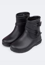 Bota Infantil Feminina Rubi Tal Filha Tal Mãe Fivelas Preta