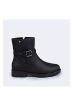 Bota Infantil Feminina Safira Montaria com Fivela Preta Bota Infantil Feminina Safira Montaria com Fivela Preta