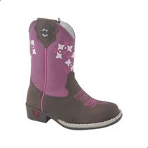 Bota Infantil Feminina Texana Texana LQBO-D198 Bota Infantil Feminina Texana Texana LQBO-D198