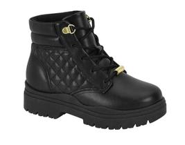 Bota infantil feminino molekinha coturno