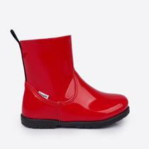 Bota Infantil Feminino Pampili Verniz Vermelho Pepper - 1410
