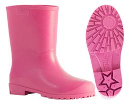 Bota Infantil Galocha Impermeavel Borracha Kids 26/27 Pink