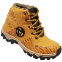 Bota Infantil Gibizinho Adventure Masculina Mostarda Coturno