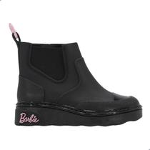 Bota Infantil Grendene Kids Barbie Heart Bag Preto