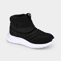 Bota Infantil Inclusiva Menina Bibi Para Todos Preta 1177004 Bota Infantil Inclusiva Menina Bibi Para Todos Preta 1177004