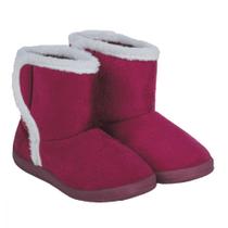 Bota Infantil / Juvenil Bordo Pantufa 33/34 Botinha Peluciada - Stuf Bota Infantil / Juvenil Bordo Pantufa 33/34 Botinha Peluciada - Stuf