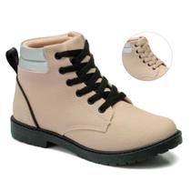 Bota Infantil Klin Rock 154 Rosa/Preto/Prata