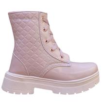 Bota Infantil Menina Botinha Feminina Coturno Junina Verniz Presente Confortável Moda Inverno Bota Infantil Menina Botinha Feminina Coturno Junina Verniz Presente Confortável Moda Inverno