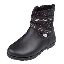 Bota Infantil Menina Brilho Estilo Maciez Rubi Pampili