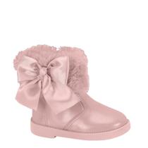 Bota Infantil Menina Cano Médio Laço Molekinha 2184.106 - Rosa - 22 Bota Infantil Menina Cano Médio Laço Molekinha 2184.106 - Rosa - 22