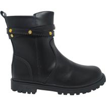 Bota Infantil Menina Casual Dia a Dia Passeio Escola Solado Baixo Conforto Cano Médio Mini Sua Cia 9048.52211 Bota Infantil Menina Casual Dia a Dia Passeio Escola Solado Baixo Conforto Cano Médio Mini Sua Cia 9048.52211