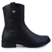 Bota Infantil Menina CM Klin Atena Preta - 1950 Bota Infantil Menina CM Klin Atena Preta - 1950