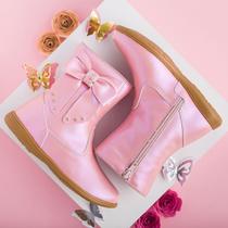 Bota Infantil Menina Com Laço Bota Infantil Menina Com Laço