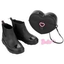 Bota Infantil Menina Conforto Bolsa Barbie Heart Bag 23074