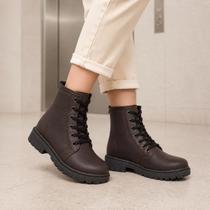 Bota Infantil Menina Coturno Cano Curto Tratorado Klicpé Bota Infantil Menina Coturno Cano Curto Tratorado Klicpé