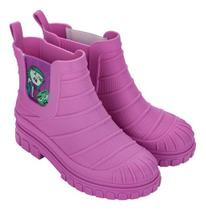 Bota Infantil Menina Galocha Impermeavel Disney Grendene