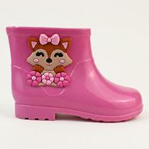Bota Infantil Menina Impermeável Raposinha Bota Infantil Menina Impermeável Raposinha