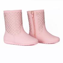 Bota Infantil Menina Jujuba Laser e Strass Frape Pampili.