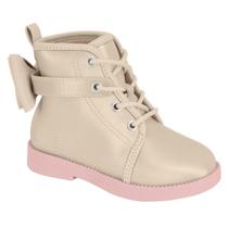 Bota Infantil Menina Laço Coturno Molekinha 2184100 Bota Infantil Menina Laço Coturno Molekinha 2184100