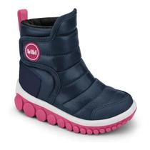Bota Infantil Menina Marinho Hot Pink Roller 2.0 Bibi