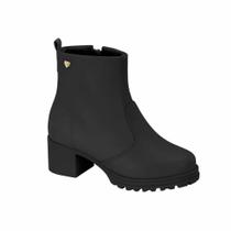 Bota Infantil Menina Molekinha Berlim/Milano- Preto/Preto