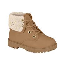 Bota Infantil Menina Molekinha Love- Creme/Dourado Bota Infantil Menina Molekinha Love- Creme/Dourado
