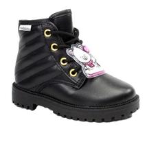 Bota Infantil Menina Molekinha Urso Preto 01 2126522