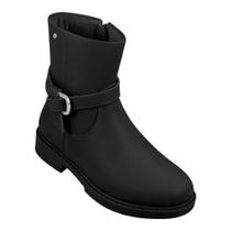 Bota Infantil Menina Pampili Safira na cor Preta Bota Infantil Menina Pampili Safira na cor Preta