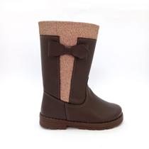 Bota Infantil Menina Pe Com Pe Cano Alto 30097