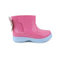 Bota Infantil Menina World Colors Borboleta Galocha Rosa 600