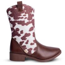 Bota Infantil Meninas Kidy CL Montaria Marrom - 0700