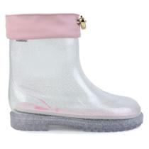 Bota Infantil Meninas Molekinha Transparente - 2187 Bota Infantil Meninas Molekinha Transparente - 2187
