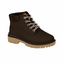 Bota Infantil Menino Molekinho Floter Rústico- Café/Natural