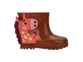 Bota Infantil Mini Melissa Baby Welly Wonderland Feminino